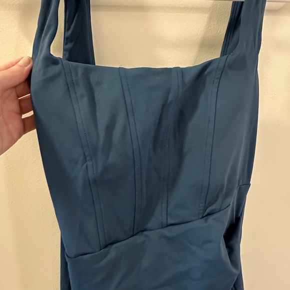 Halara Square Neck Backless Corset
Ruched Split Bodycon Midi Dress - Picture 7 of 11